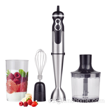 2 Blade Barato Blender Juicer Hornear Chopper Blender Vidrio Acero Inoxidable Mano Blender